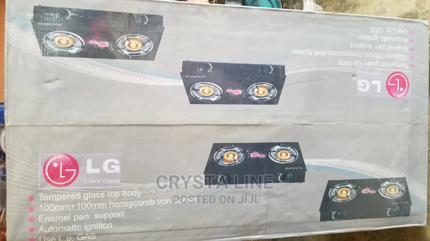 LG Glass Table Top Gas Cooker