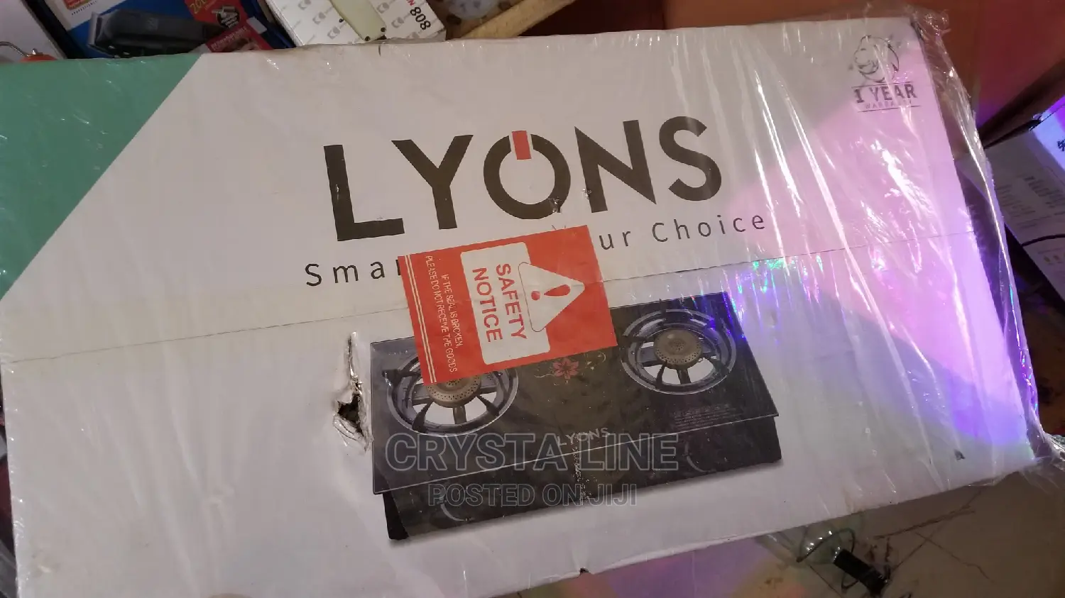 Ailyons Glass Table Top Gas Cooker