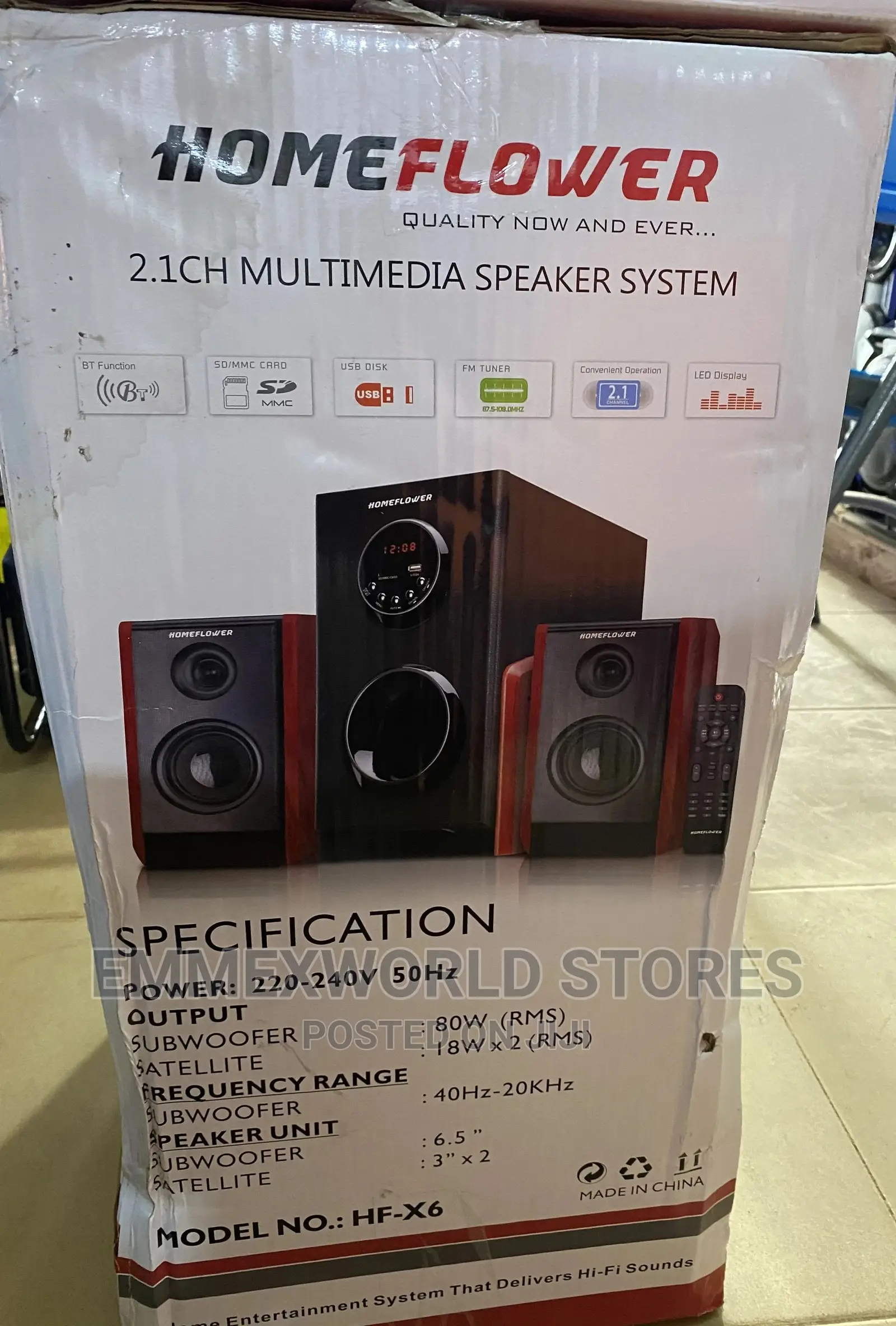 Home Flower Home Theatre HF-X6