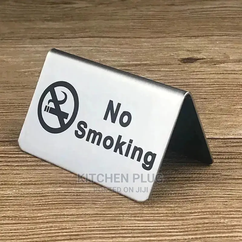 No Smoking Reserved Metal Signs