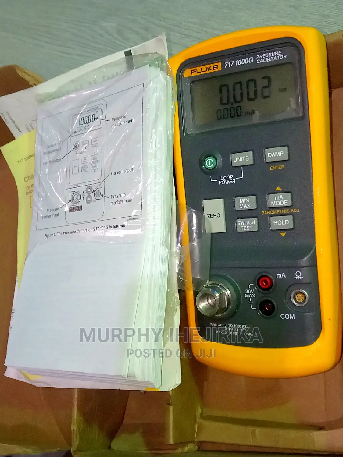 Pressure Calibrator Fluke 717 1000g