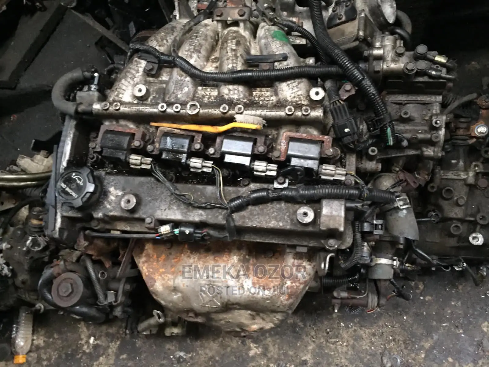 Mistibushi Space Wagon Engine 4 Coil 4 Plug