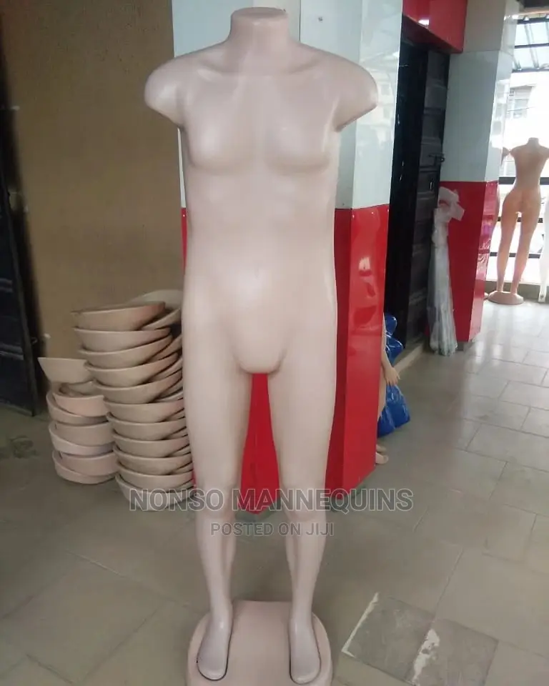 Headless/Armless Plastic Full Body Male Mannequin
