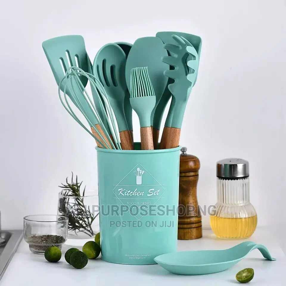 Silicone Durable Cooking Spoon Set
