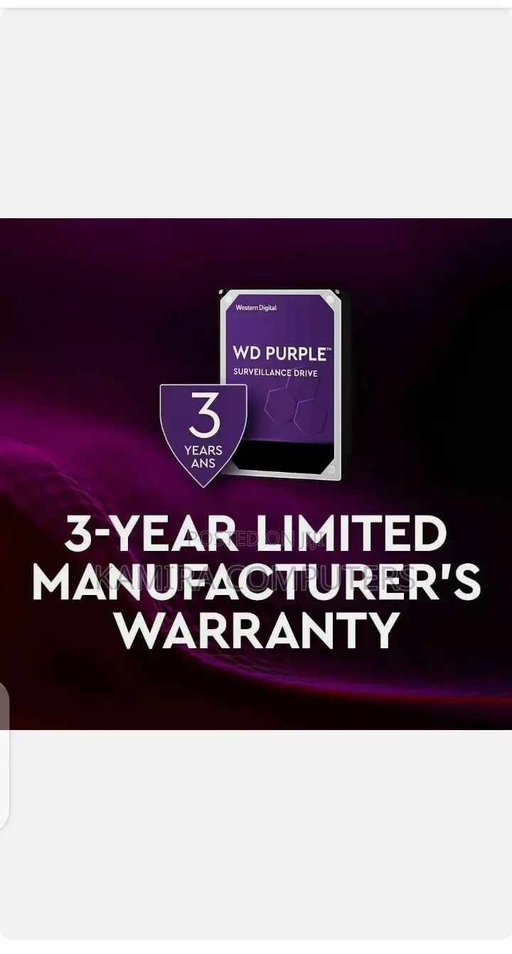 WD Purple Wd62purz 6tb HDD Surveillance Hard Drive Sata