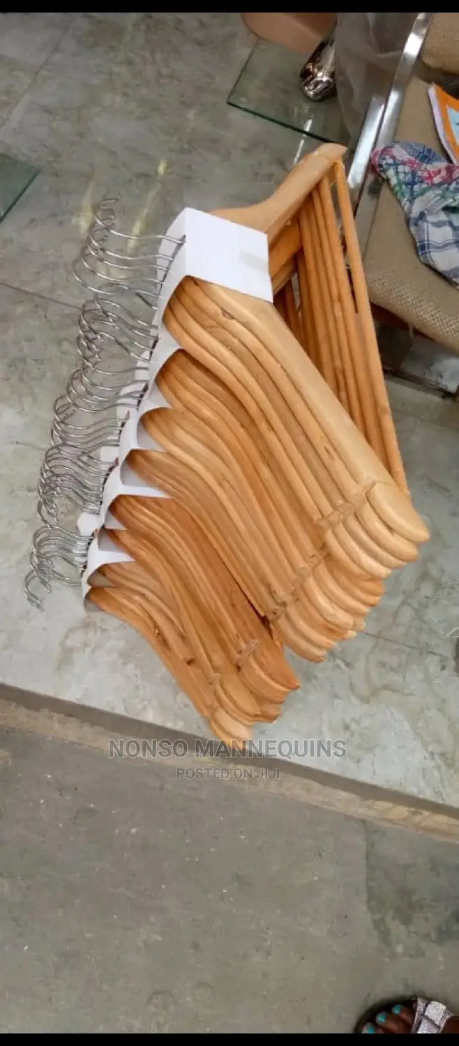 Wooden Clothes Hangerss Display