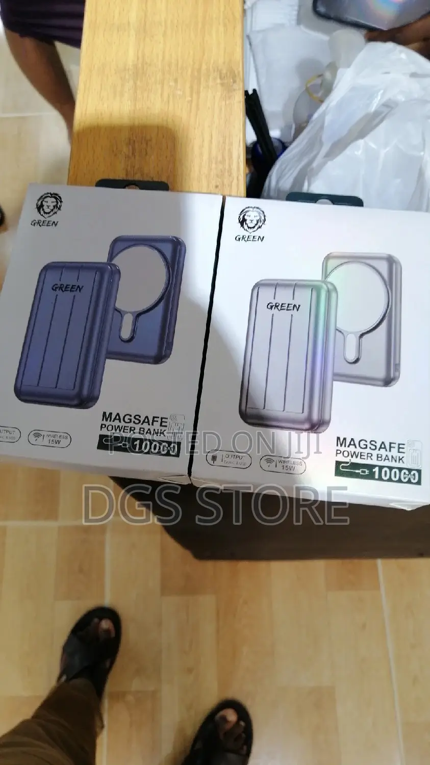 Green Magsafe Power Bank 10,000mah