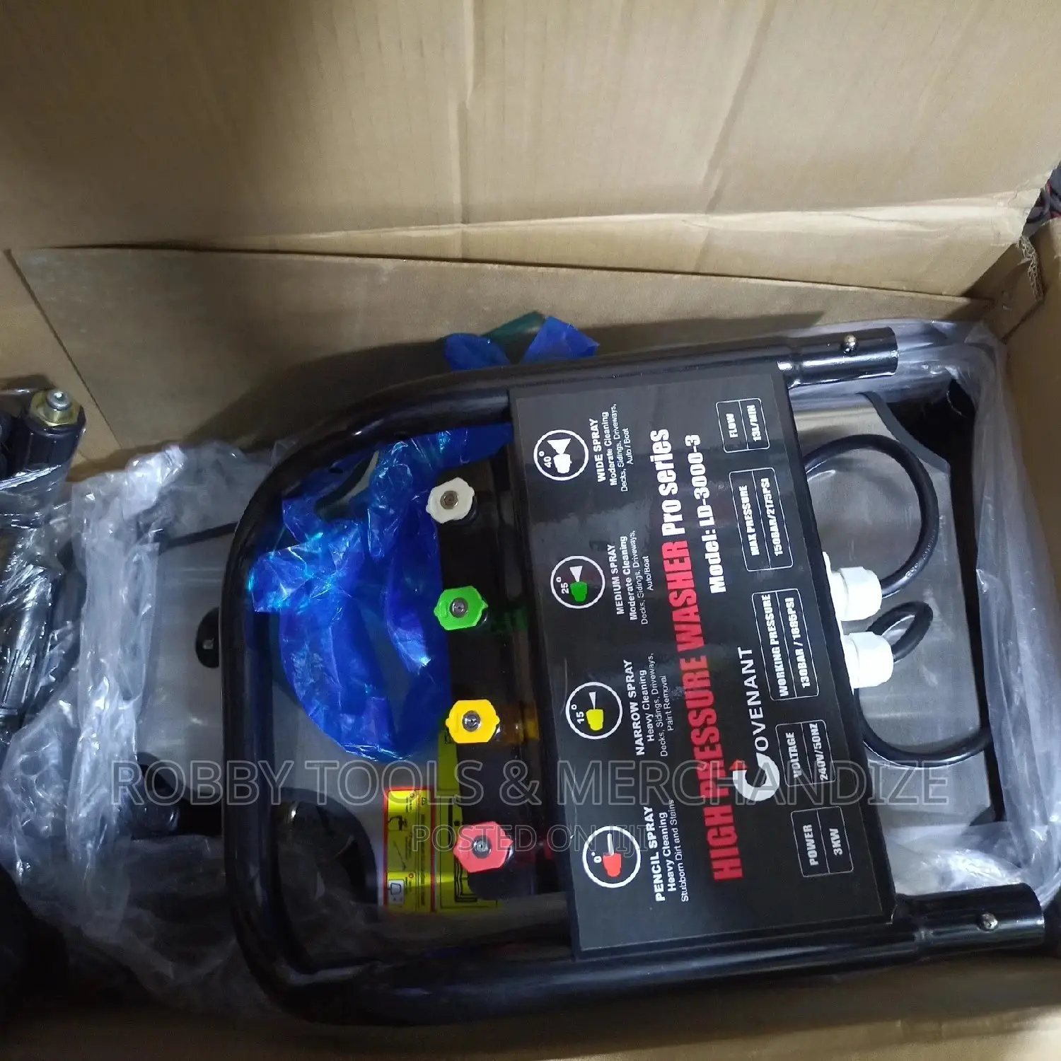 Covenant High Pressure Washing Machine 4HP 3000W 240V