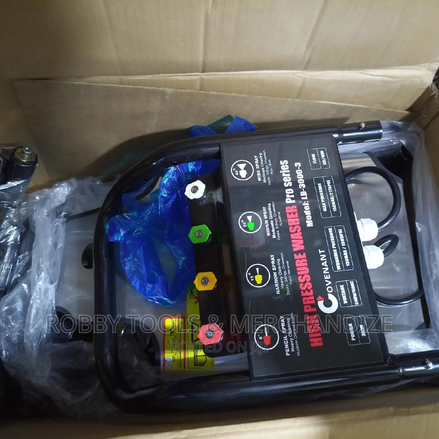Covenant High Pressure Washing Machine 5.3HP, 4000W, 400V