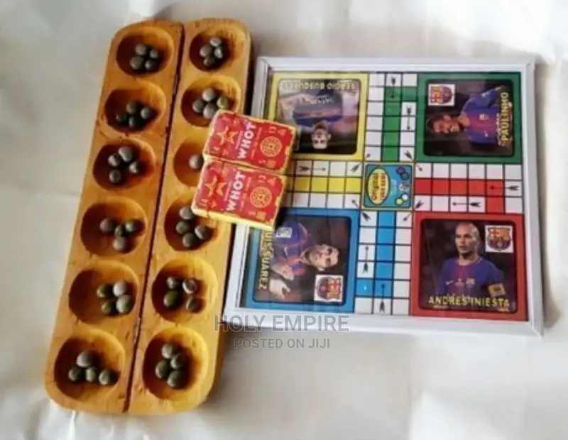 Ludo, Ayo Whot 3 in 1 Board Game