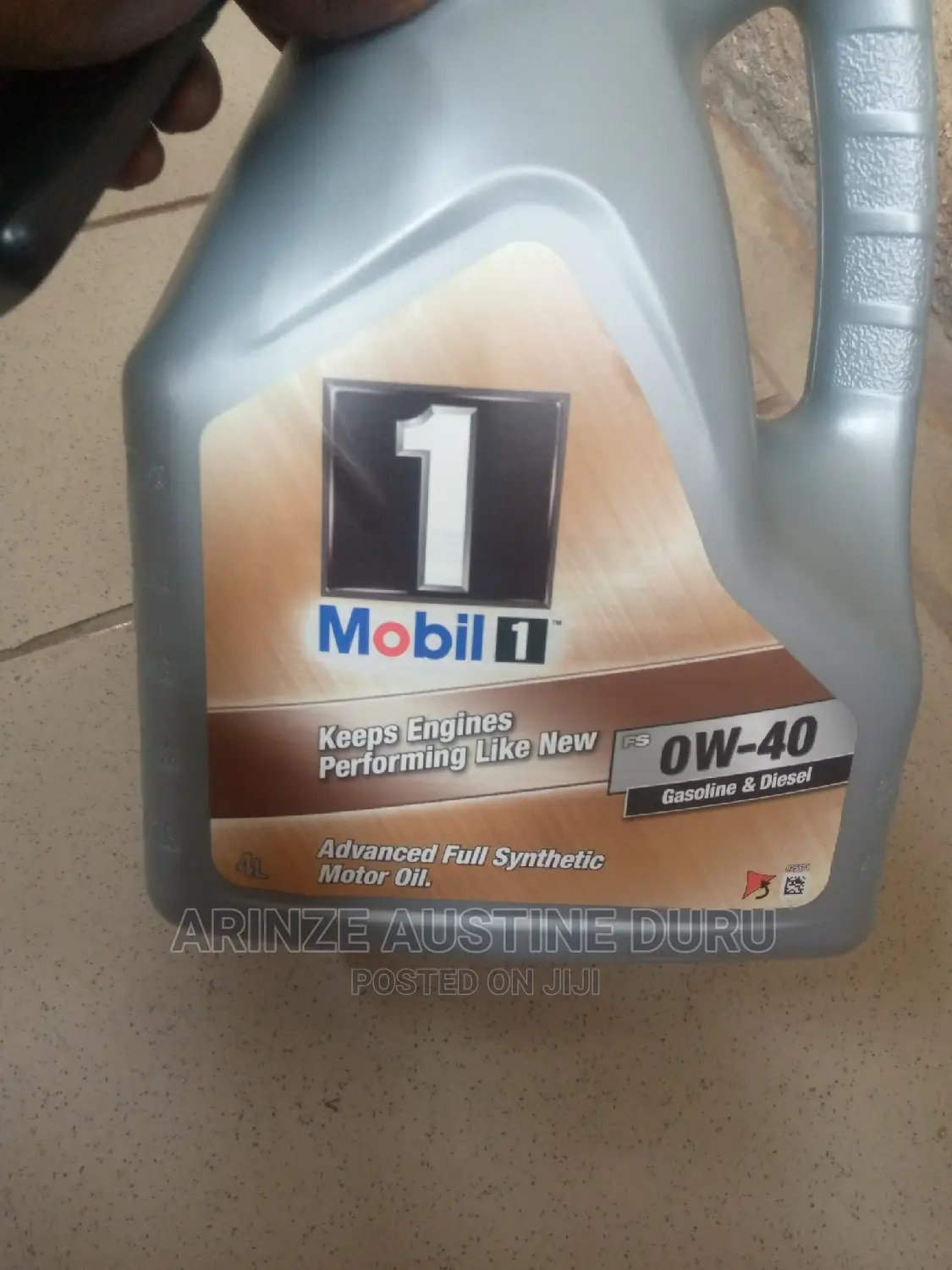 Mobil 0w-40 Full Synthetic Engine Oil - 4L