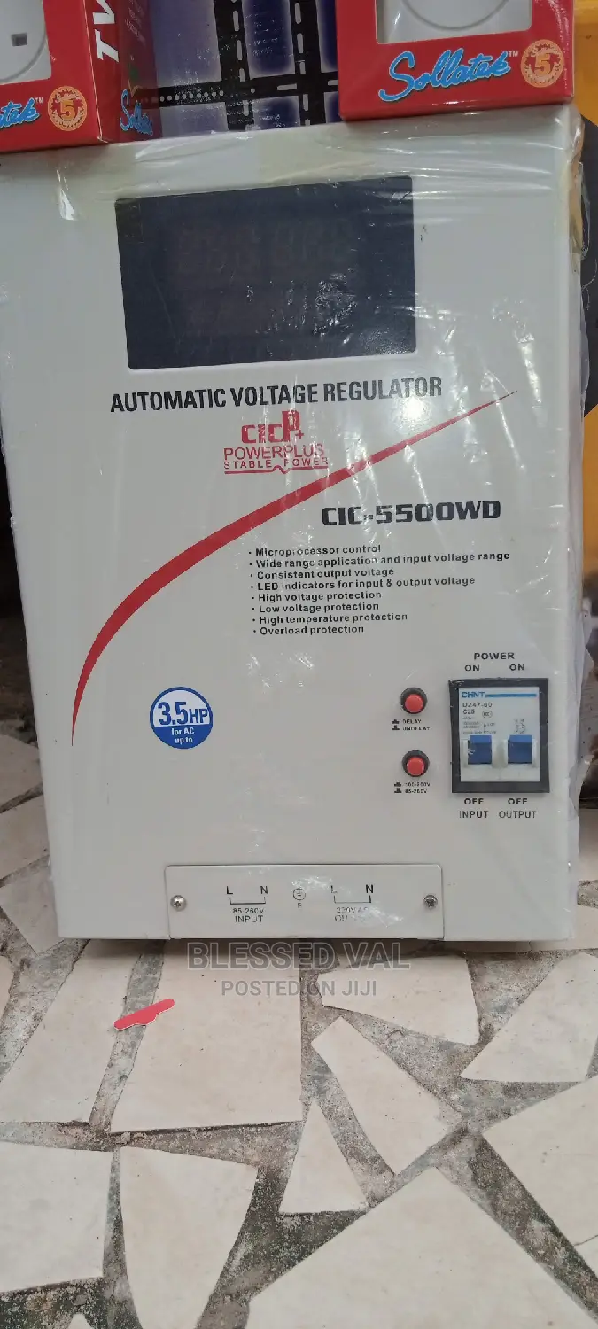 Cic Powerplus 5500wd Automatic Voltage Regulator 3.5hpfora/C