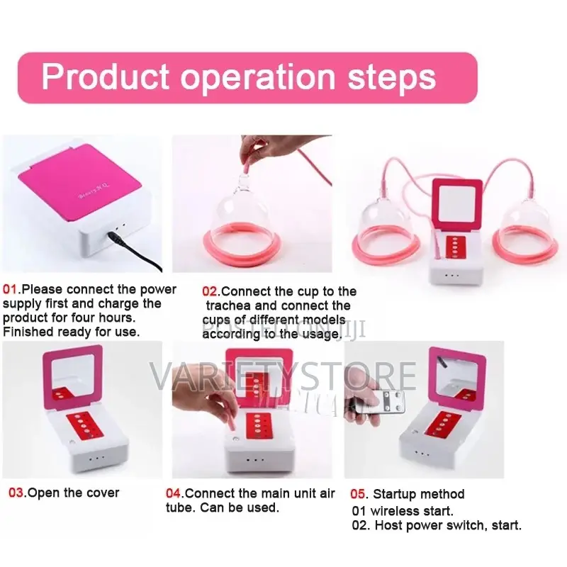 Original Electric Breast Enlargement Butt Vacuum Machine