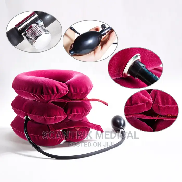 Flannel Inflatable Air Neck Traction