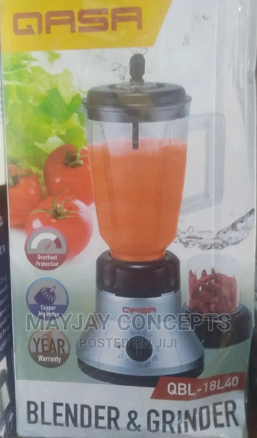Qasa 2L Electric Blender and Grinder-350watts