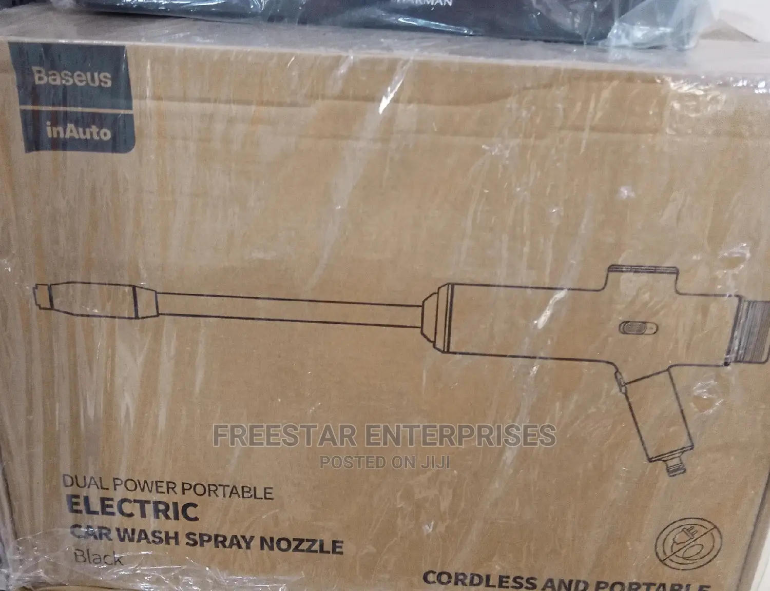Baseus Dual Power Electric Car Wash Spray Nozzle.