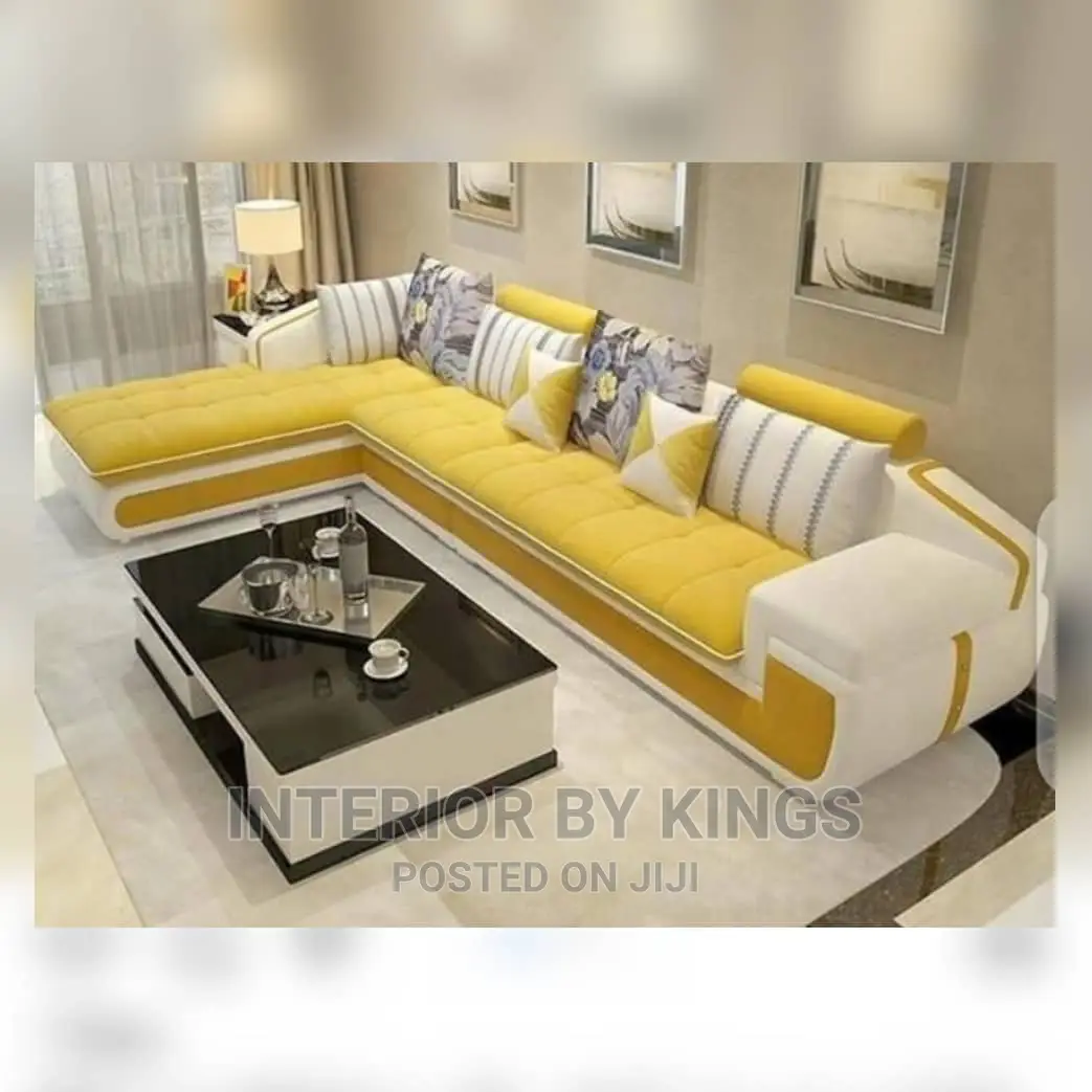 L-Shaped Catalogue Sofa +A Coffee Table (Lead Time:12days