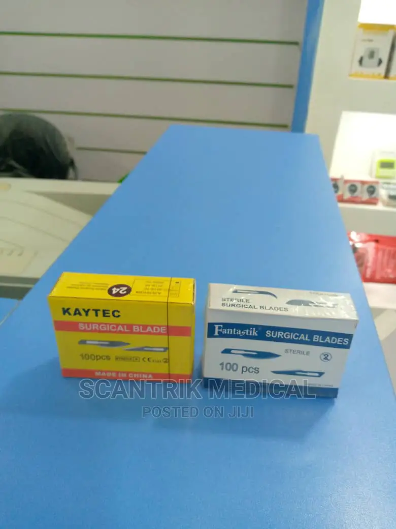 100 Sterile Surgical Blades Disposable