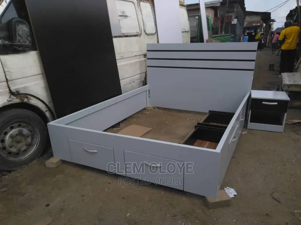White Bedframe 4by6