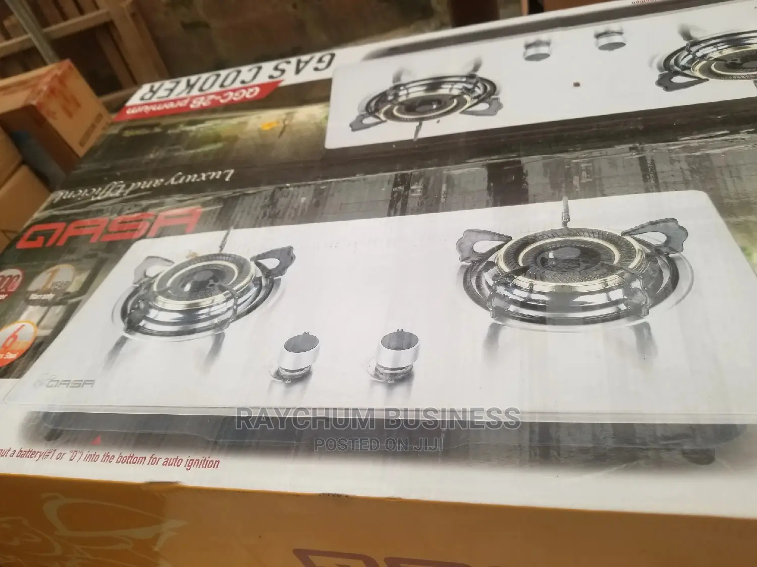 Qasa Build in Gas 2burner Promo Buy 2 at Discount