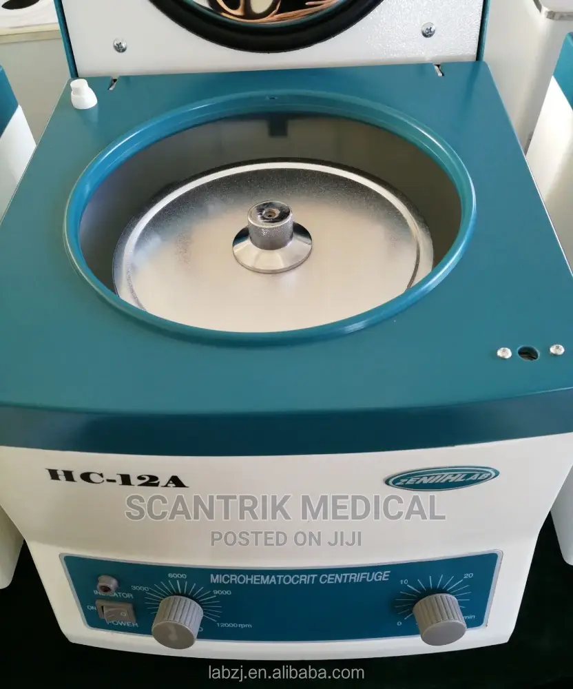 Laboratory Centrifuge With 24 Capillary Tubes