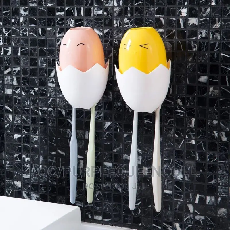 Egg Toothbrush Holder