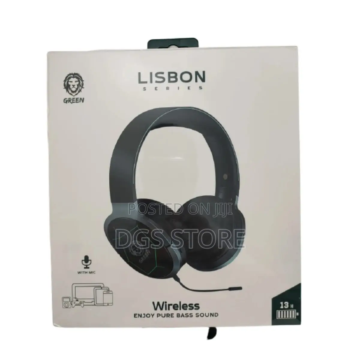 Green Lisbon Series Bluetooth Headphone