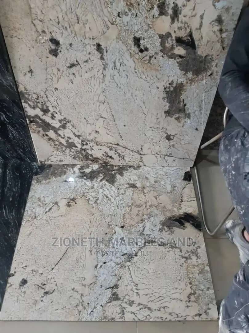 Italian Flendor White Granite/Marble 90x90 2cm Tiles
