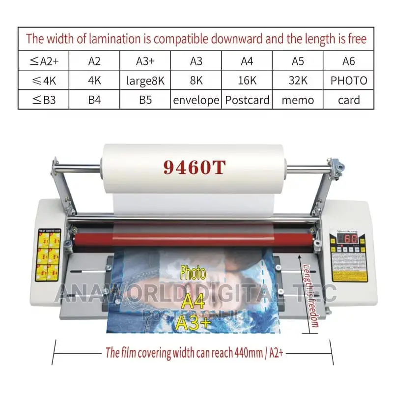 A2/A3/A3 Standard Hot/Cold Industrial Laminating Machine