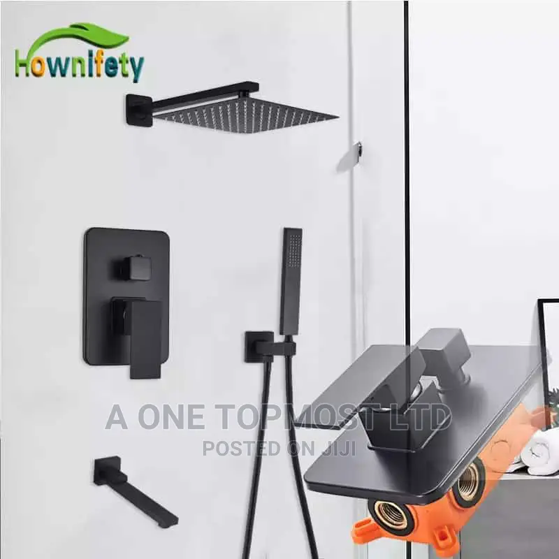 5 Ways Conduit Black Shower