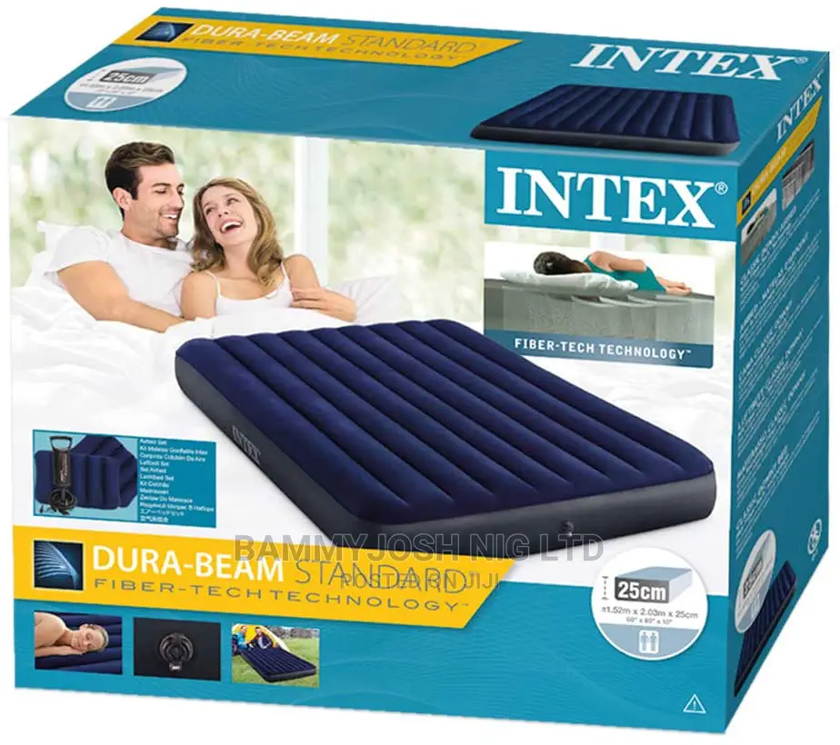 Intex 64765 Dura-Beam Standard Classic Downy Air Bed, 5 X 6