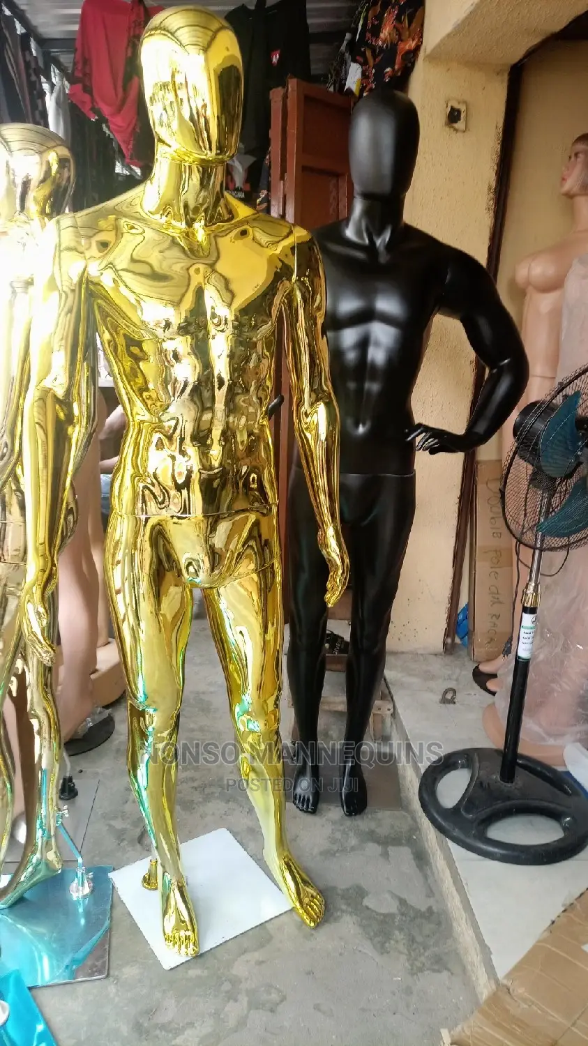 Gold Male Huge Brand New Display Mannequins