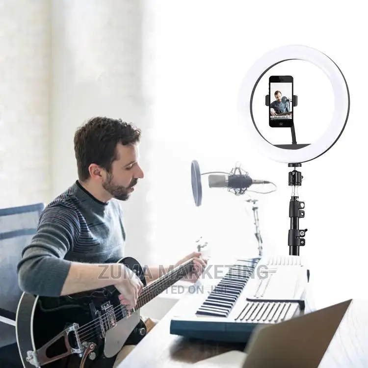 10'' LED Ring Light With Remote Control and Tripod Stand
