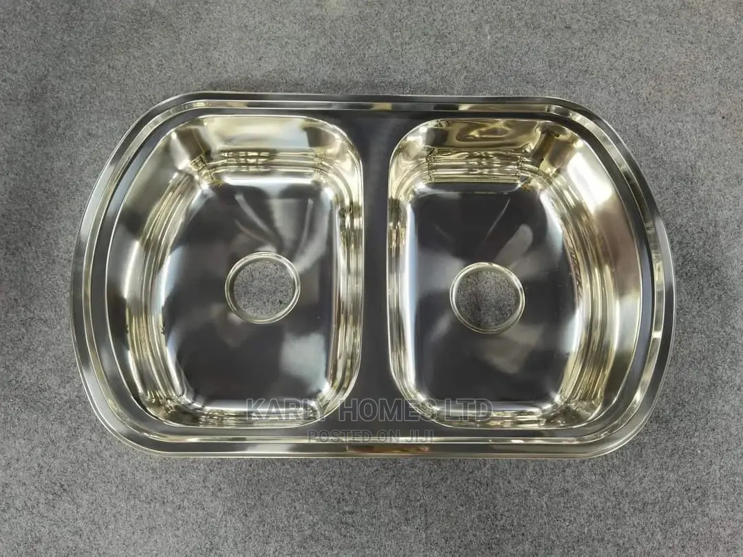 Stainless Steel Kitchen Sink D/B Curved