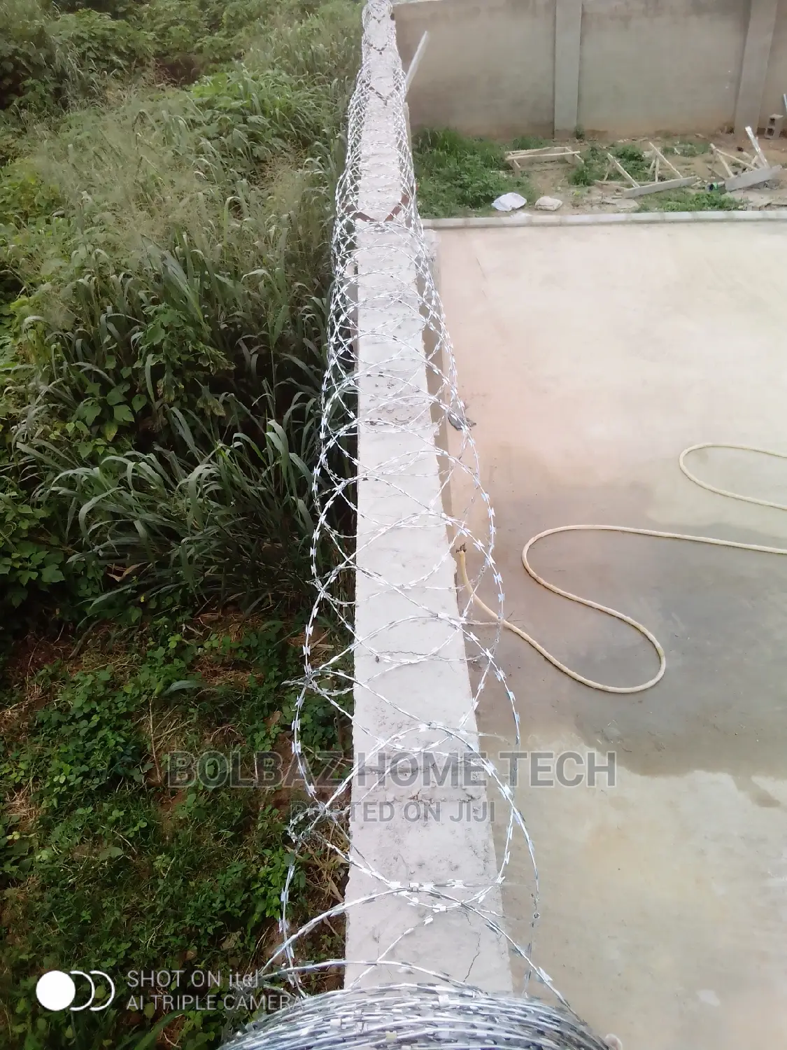 Security Fence; Razor Barb Wire