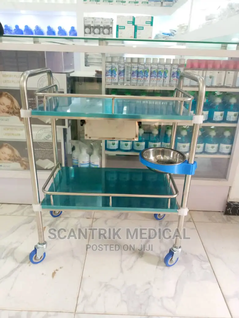 Original Hospital Surgical Instrument Trolley