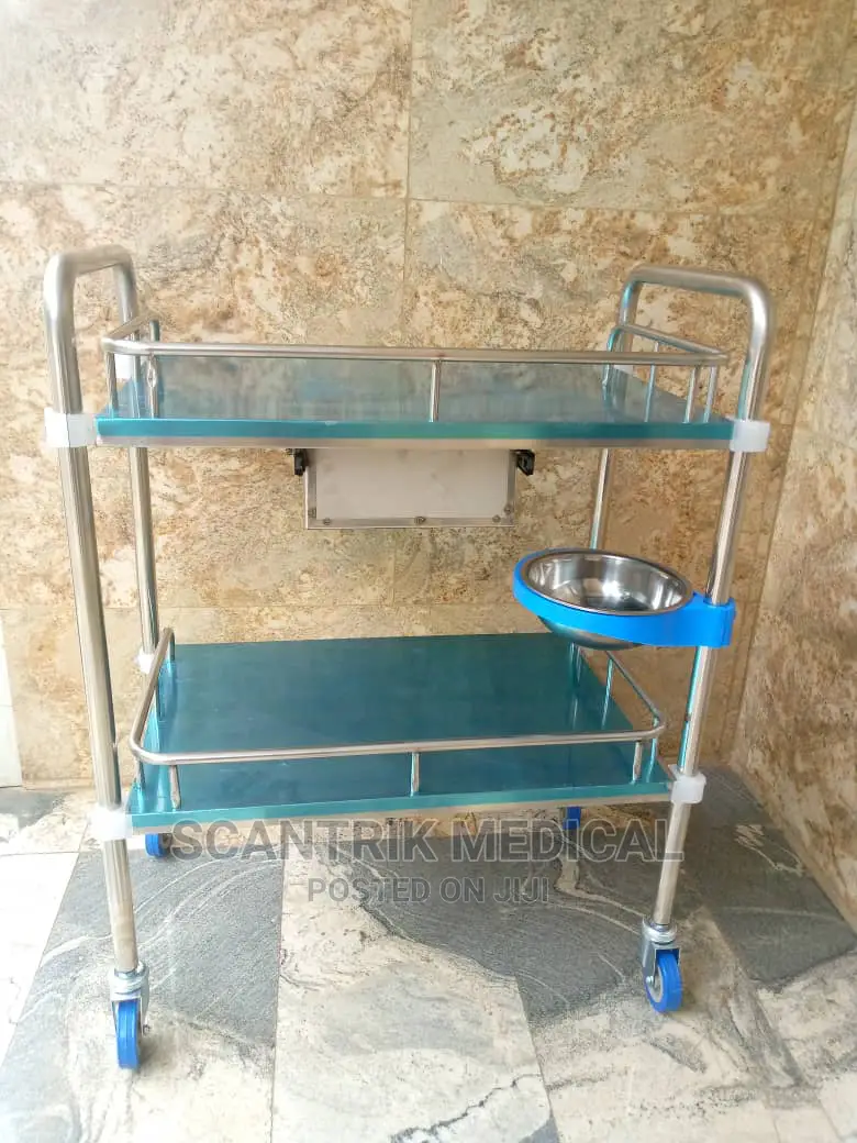 Surgical Operating Room Stainless Steel Trolley