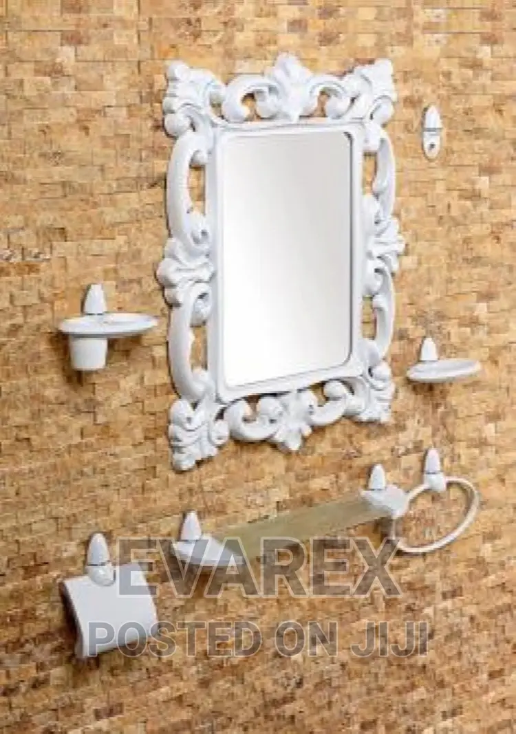 Turkey Square Design Mirror With Bathroom Accessories