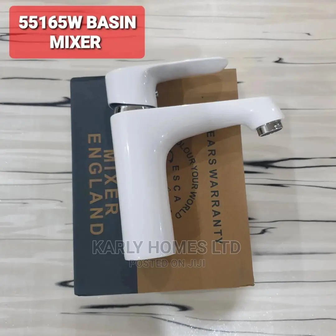 England White Basin Mixer 55165W