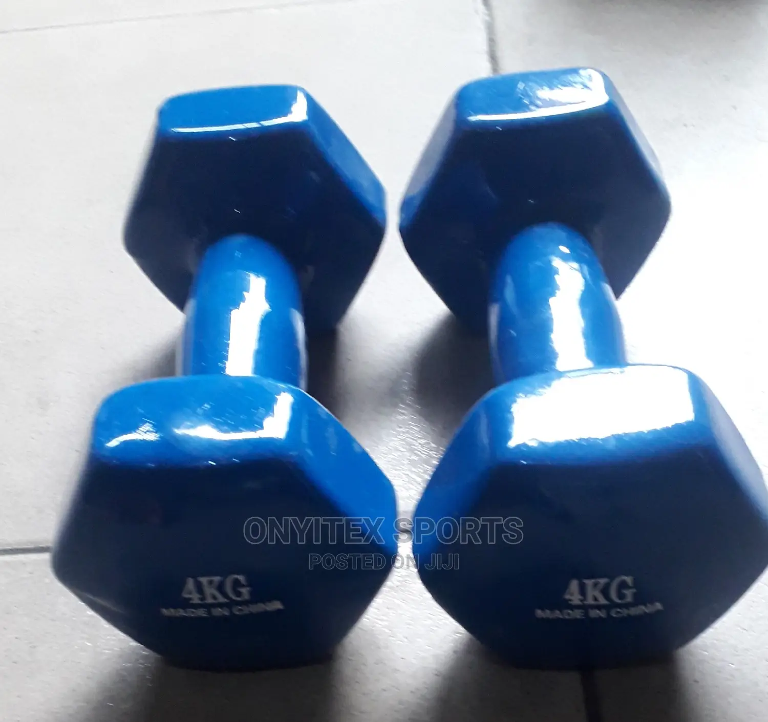 4kg Coated Dumbbells(3000 Per Kg)