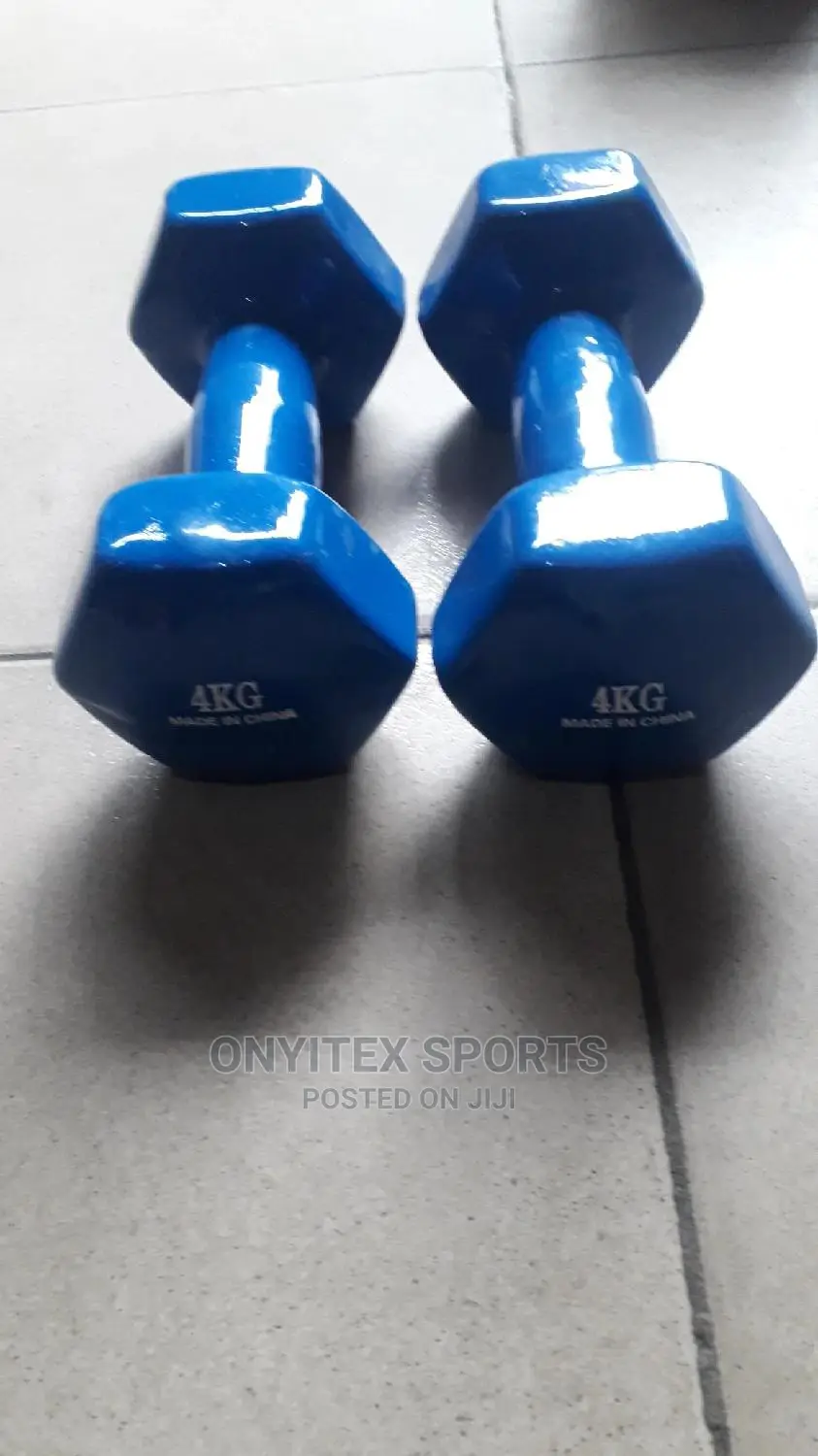4kg Coated Dumbbells(3000 Per Kg)