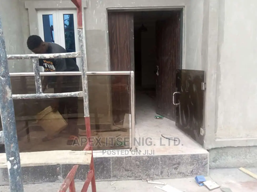 Glass Balcony Door