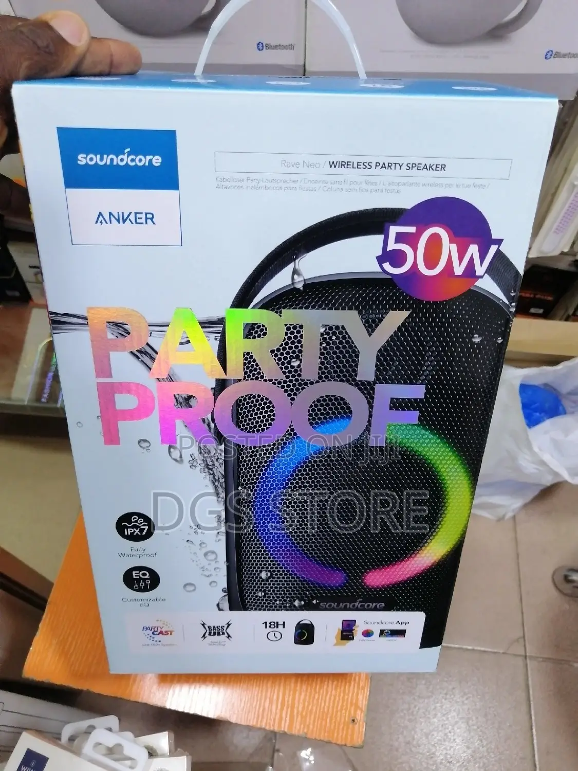 Anker Soundcore Rave Neo Party Proof 50w Bluetooth Speaker
