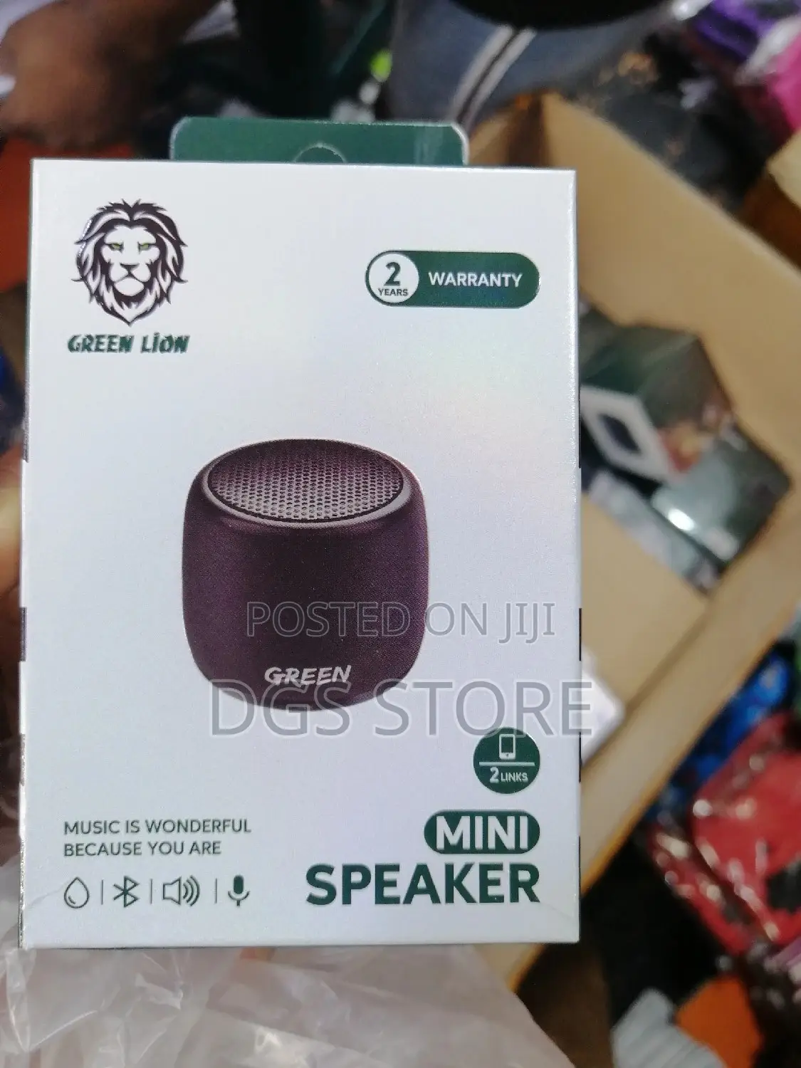 Green Lion Mini Bluetooth Speaker
