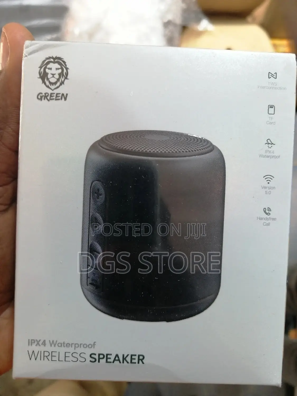 Green IPX4 Waterproof Wireless Speaker