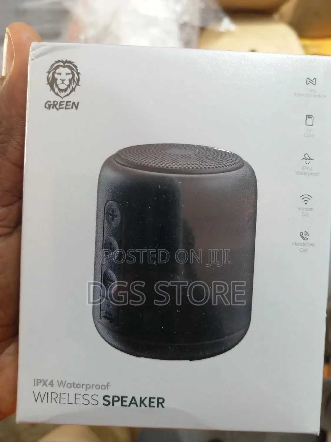 Green IPX4 Waterproof Wireless Speaker