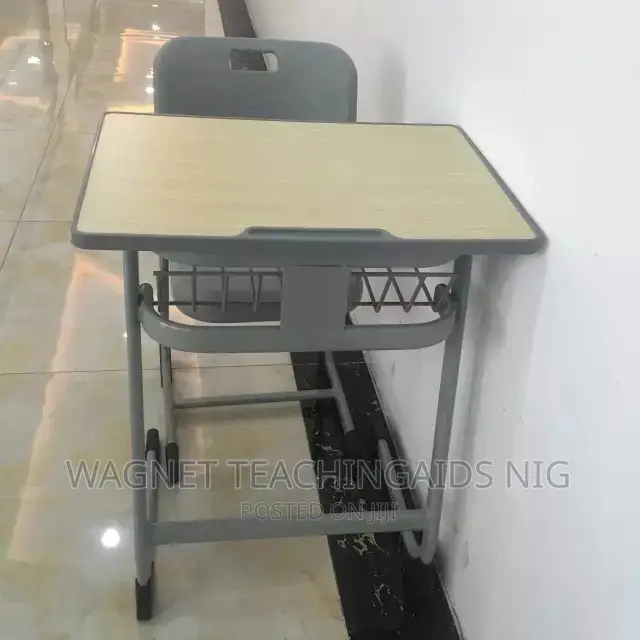 New Design Brown School Chairs And Table