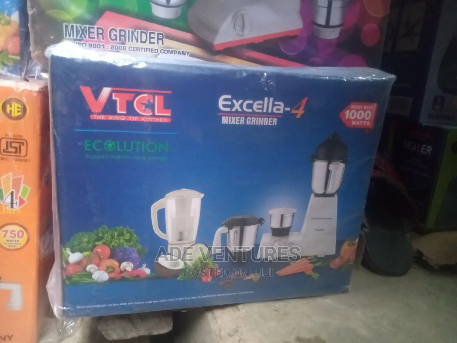 VTCL Solitaire Mixer Grinder Juicer- HEAVY DUTY 1000watts