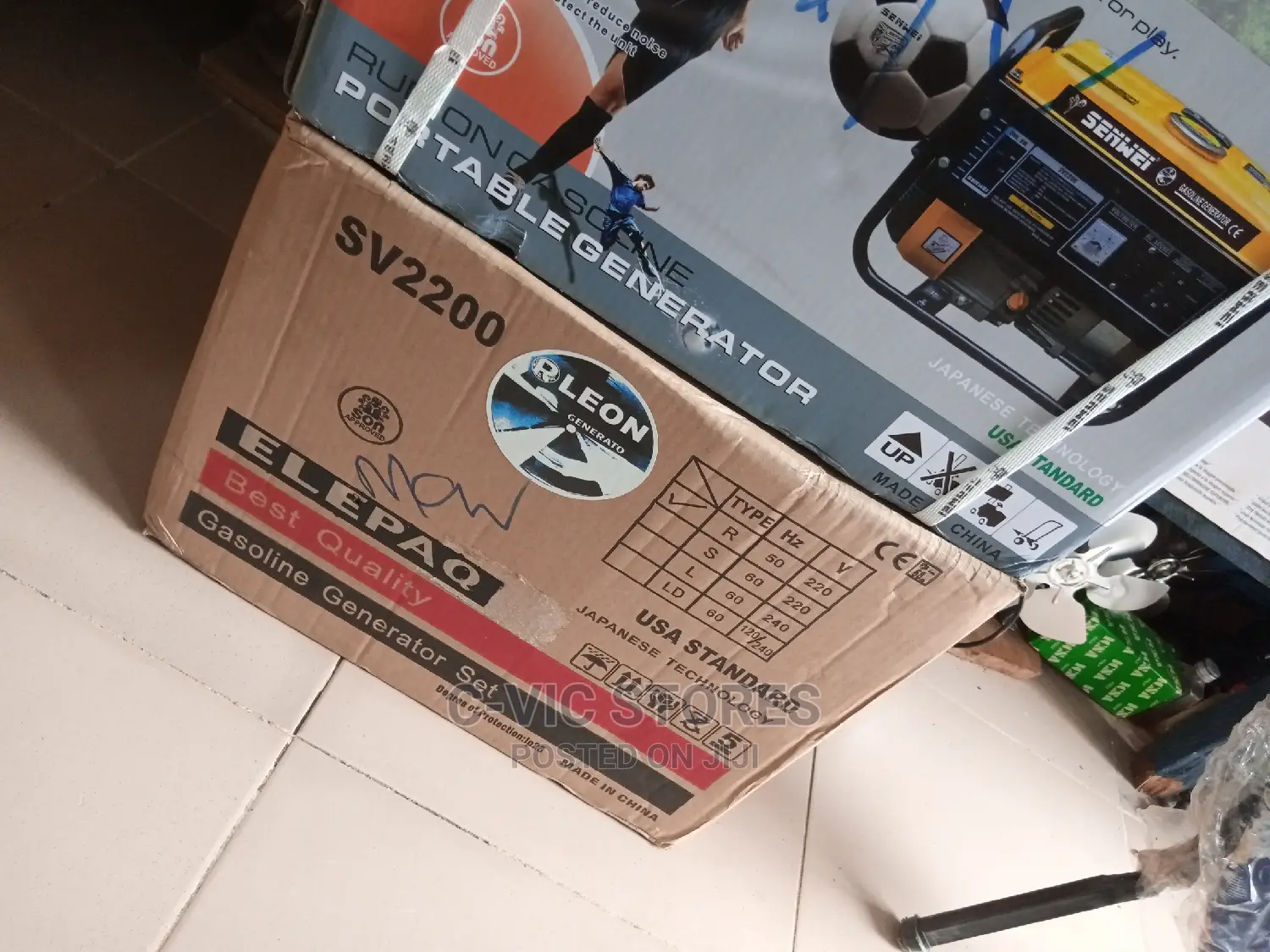 Elepaq Manual Start Generator,Copper Coil.SV2200