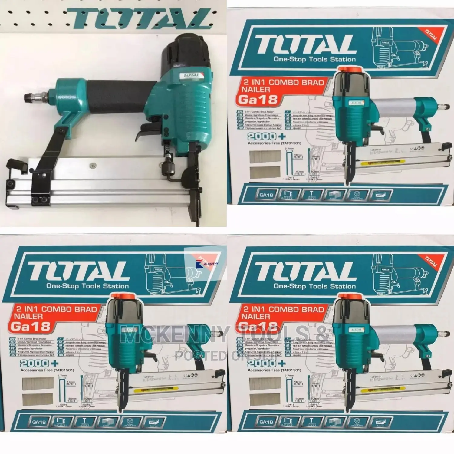 2 in 1 Nailer Stapler (Tat81501)